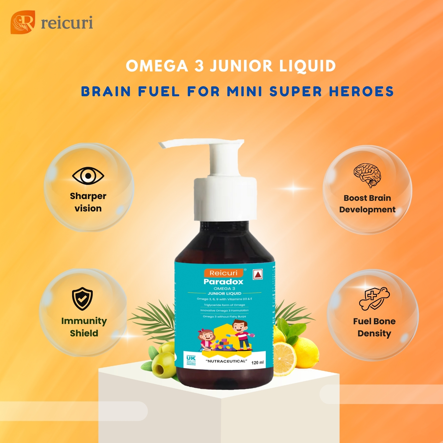 Read more about the article What is Reicuri Omega 3 Junior Liquid and How Does It Work?
