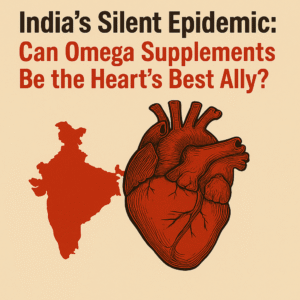 Read more about the article India’s Silent Epidemic: Can Omega 3 Supplements Be the Heart’s Best Ally?